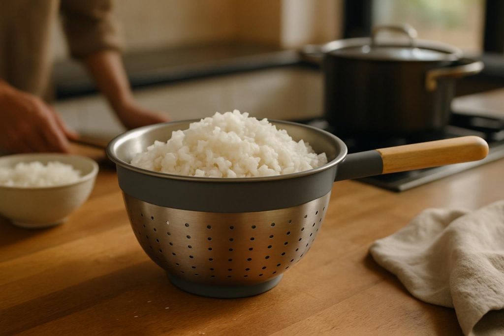 découvrez notre guide complet pour choisir la passoire à riz parfaite, alliant praticité et qualité pour une cuisine réussie.