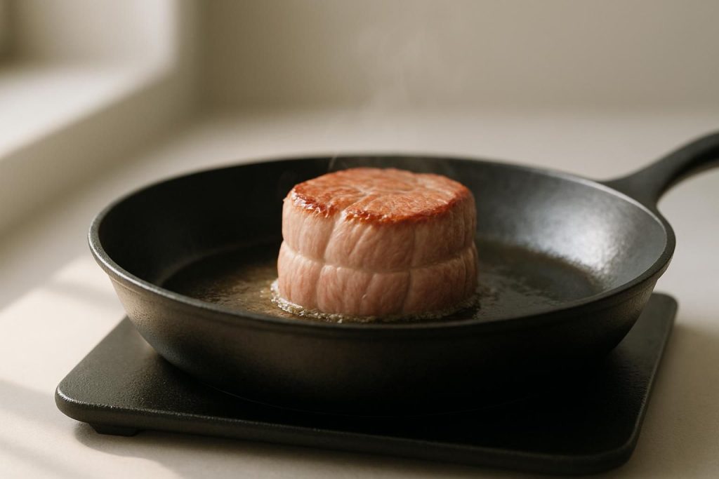 découvrez le temps de cuisson idéal pour un grenadin de veau à la poêle avec notre guide pratique, pour une viande tendre et savoureuse à chaque fois.