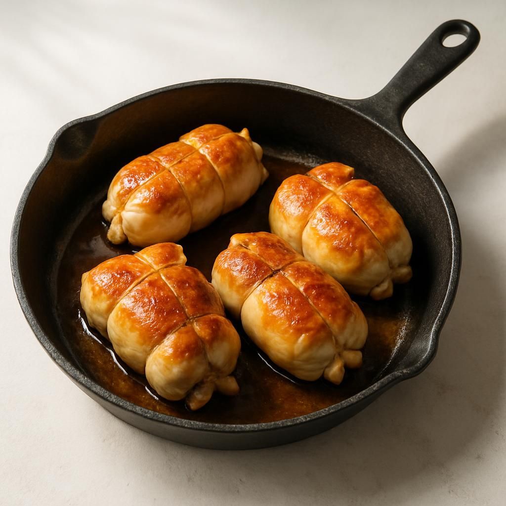 découvrez le temps de cuisson idéal pour vos paupiettes de poulet à la poêle avec notre guide pratique, pour une viande tendre et savoureuse à chaque fois.
